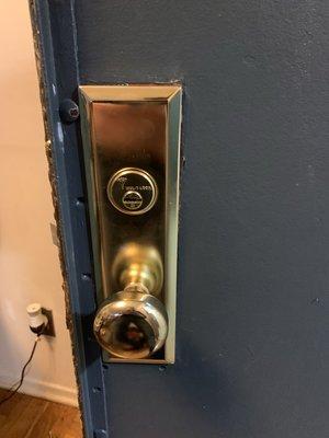 Mechanism and high security lock replaced