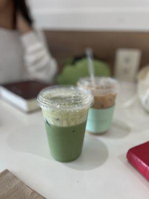 matcha w cream top! i miss their sea salt too :,(