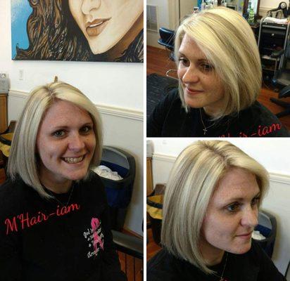 Pretty blond highlights