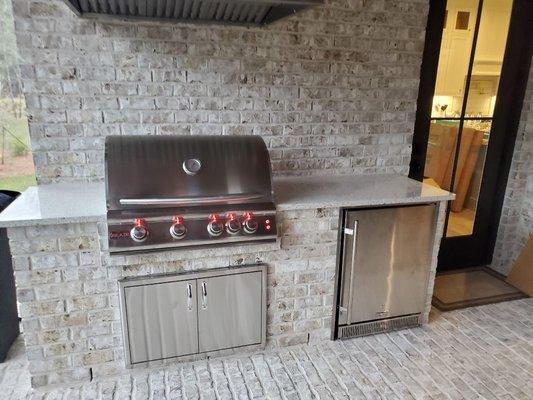 Blaze grills outdoor kitchen