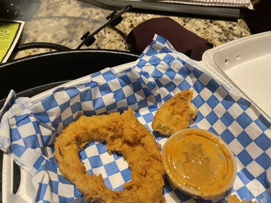 Awesome onion rings!