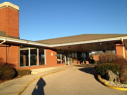 Front entrance the office building