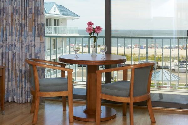 One of our ocean view suites at the Sea Crest Inn, Cape May