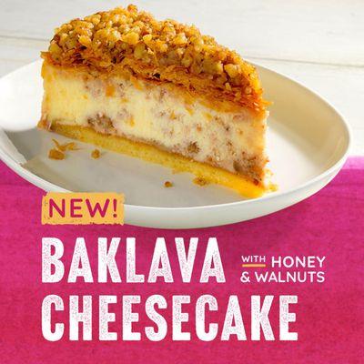 New Menu Item Alert: Baklava Cheesecake!