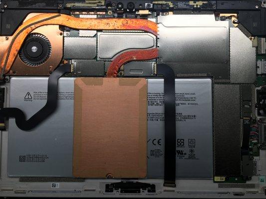 Internals of a Microsoft Surface tablet