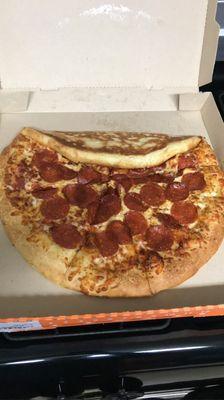 Deformed pizza