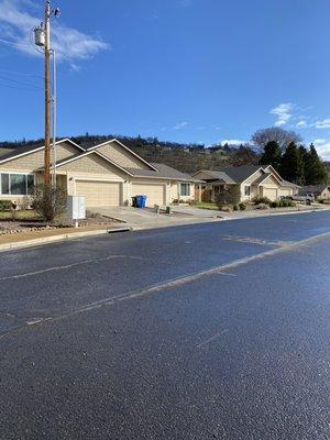 We took Undeveloped land & divided it into a PUD allowing four units, two duplexes with complete street development