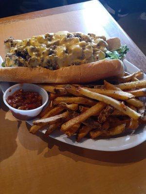 Defaults famous cheesesteak