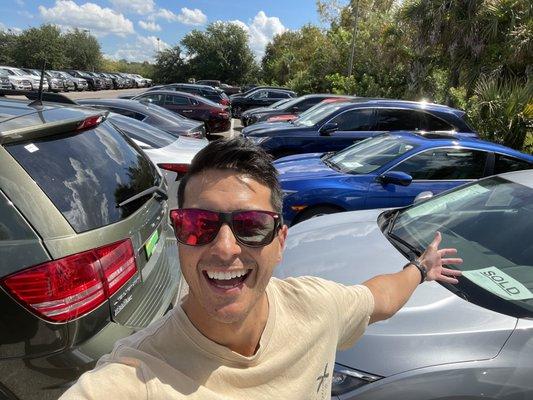 Me and my 21 cars!