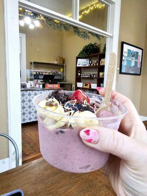 Love Dragon smoothie bowl, so so delicious!!