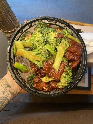 V42 Mock Beef and Broccoli