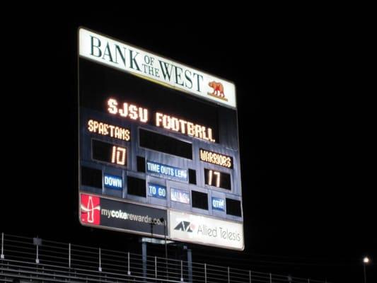 San Jose State Spartans vs. Hawaii Warriors 2009