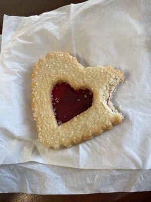 Linzer cookies