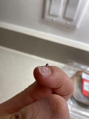 Crack across my entire nail that went through the dip powder