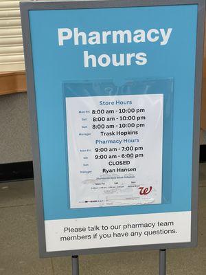 Pharmacy Hours