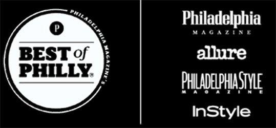 We've been repeatedly named Best of Philly by Philadelphia Magazine, along with numerous 'Best Of' mentions in Allure Magazine.