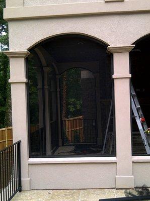 custom arched openings