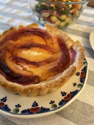 Peach tart