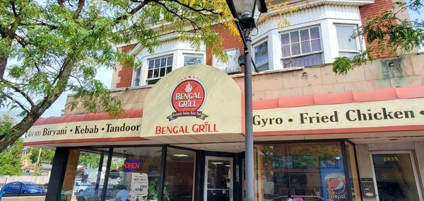 Storefront of Bengal Grill