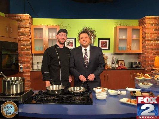 Chef TJ with Jay Towers