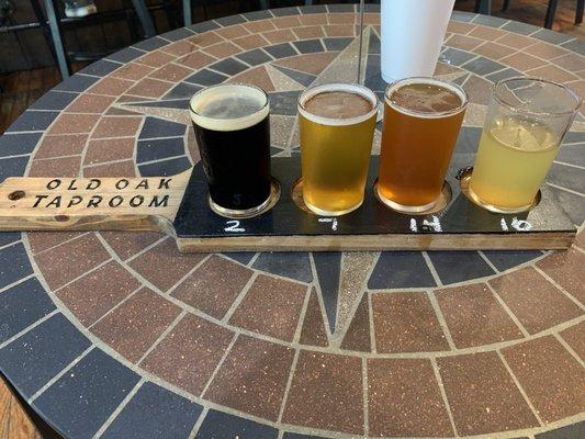 Paula recommended beer flight!