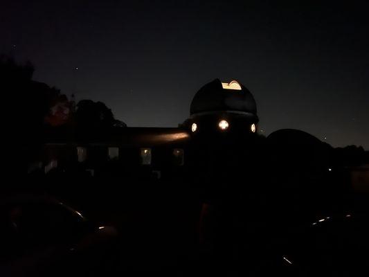 Observatory at night