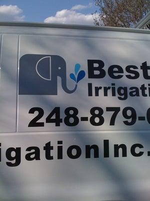 Best Irrigation sprinkler van