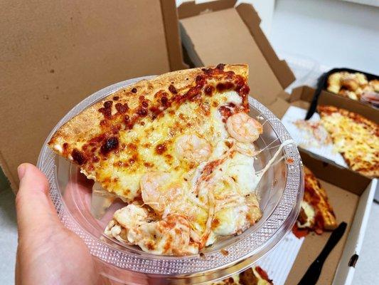 Shrimp pizza