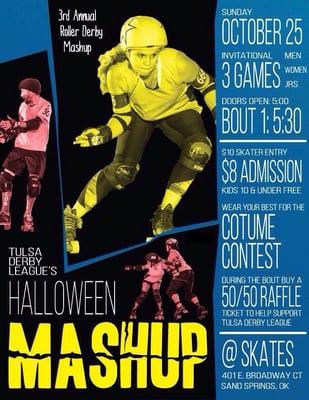 Roller Derby Halloween Mash-Up!!