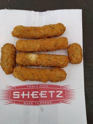 Fried Mozzarella Sticks (2 of which are tiny)