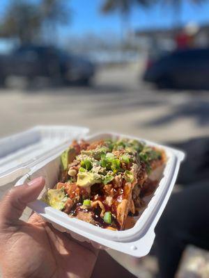 Spicy Ahi Nachos