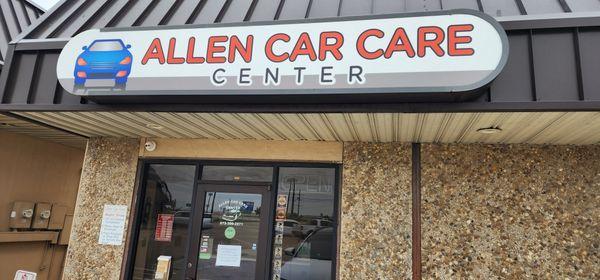 The entry for Allen Car Care Center