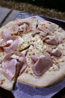 Our Pistachio & Mortadella Pizza