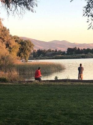 Fishing on the Snake River