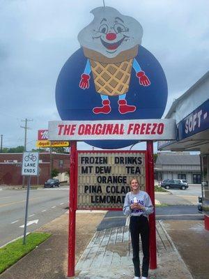 The Original Freezo Sign