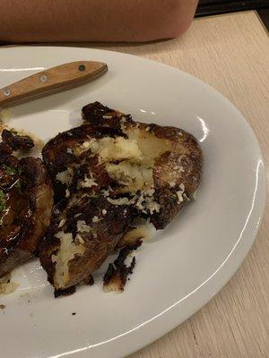 Rib eye steak with Yukon potato