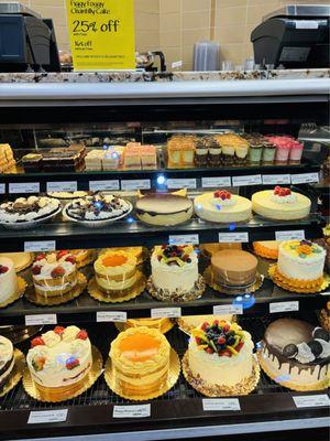 Yummy looking cakes @ Whole Foods Market