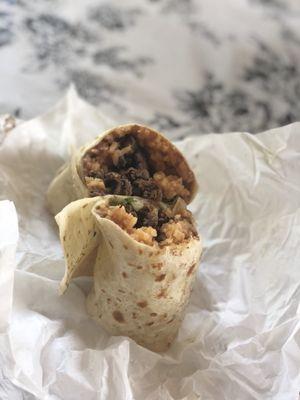 Asada burrito