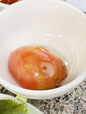 Old rotten tomato