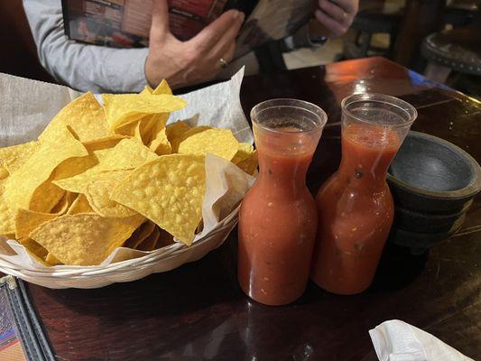 Homemade chips and salsa, made daily!