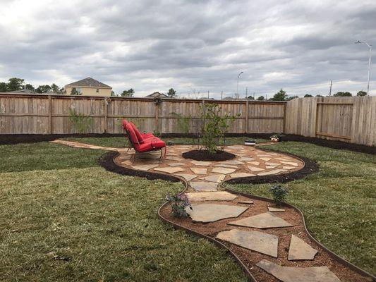 Finished backyard!