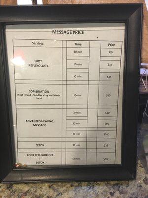 Prices