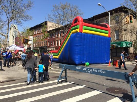 A festival right in front of my new apartment the day of the move! I panicked but the crew was undaunted. Great guys!