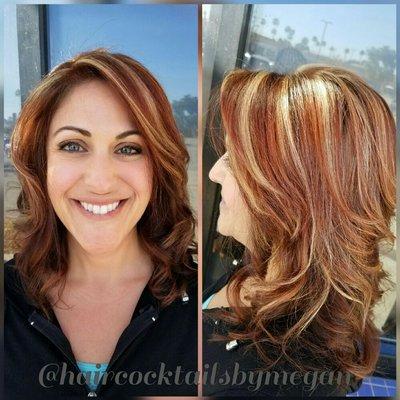 Cleaned up this beauties color and gave her some hi lites and soft layers!