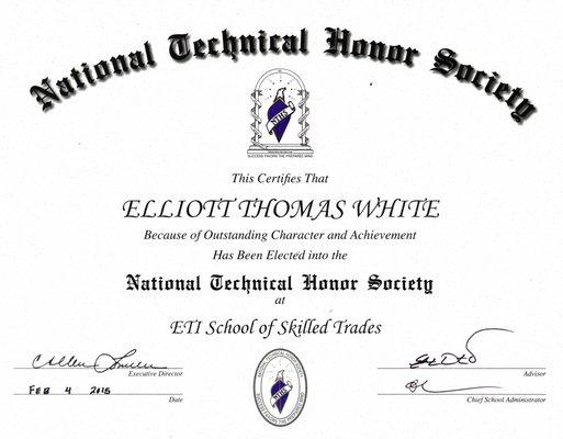 National Technical Honor Soceity