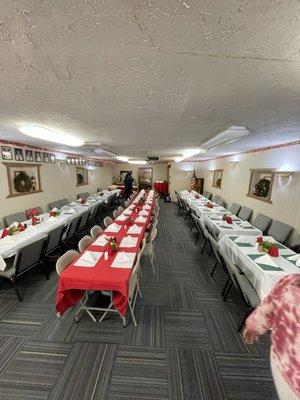 Free Christmas day dinner provided by Operation Provider