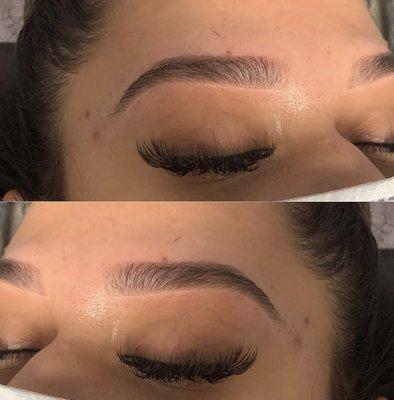 Brow shape + stain