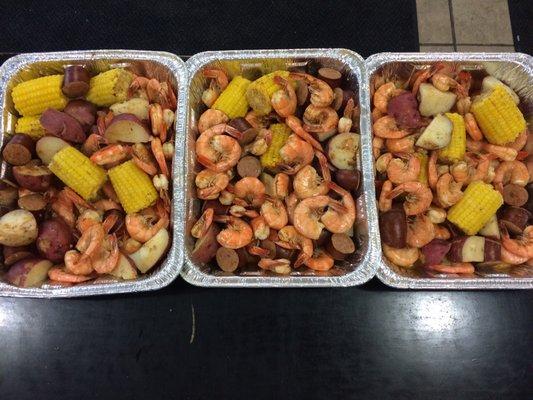 Shrimp Boil for 10 to 12 people.