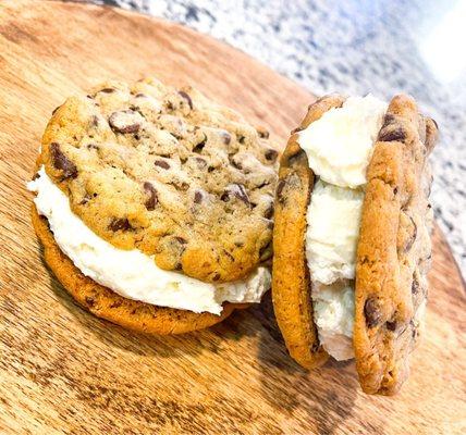 Chocolate chip sandwich