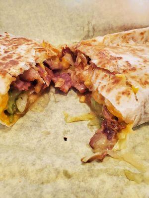 Pastrami quesadilla